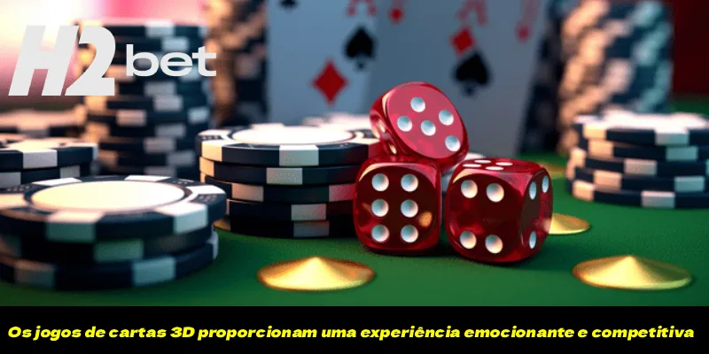 Os jogos de cartas 3D proporcionam uma experiência emocionante e competitiva
